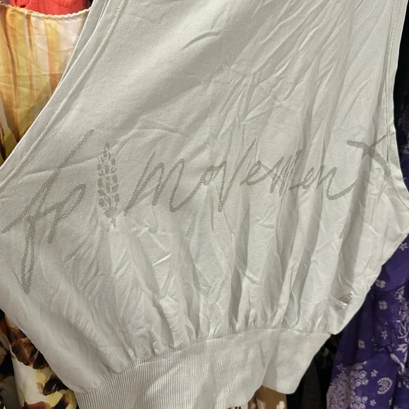 FREE PEOPLE MOVEMENT CUTOUT TANK TOP IN LIGHT GREEN - Picture 6 of 6